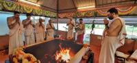 Sharadiya Navaratri 2020 Day 7 (23.10.2020) - Karla - Samuhik Durga Homa on behalf of 8 Yajamana-s